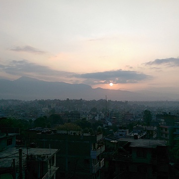 Sunrise view from Raniban, Kathmandu